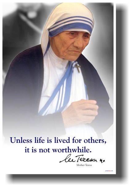 fp141thumb - Mother Teresa - Unless Life is Lived for Others