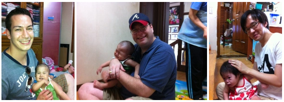 Myself, Bro Jim and Bro Neil enjoy some time with the children while delivering some supplies.